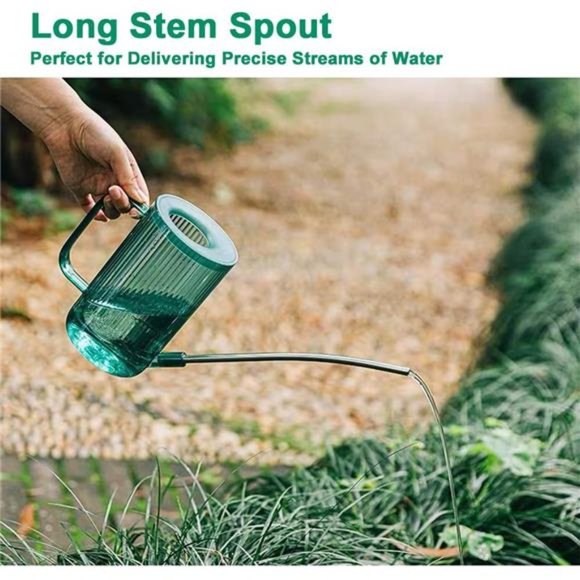 Small Watering Can w/ Long Spout for Flowers, Succulents 34oz - Picture 7 of 7